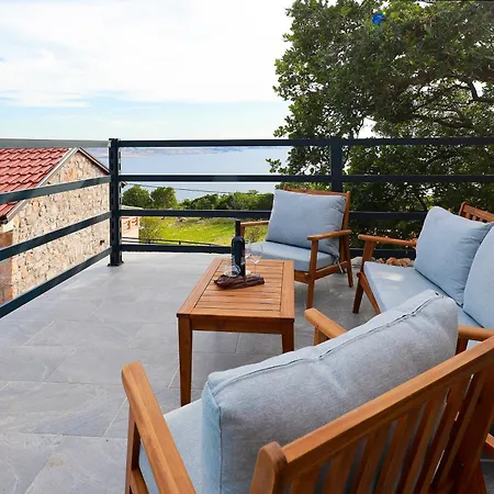Villa Stone With Open Sea Views And Pool, In The Heart Of Nature Park, The Sound Of Silence - By Traveler Tourist Agency Krk - Id 2681 Kovacic