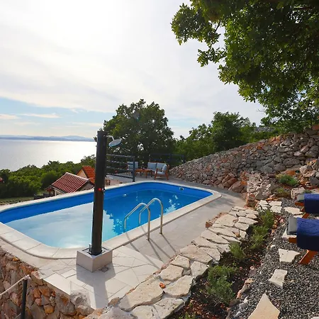Villa Stone With Open Sea Views And Pool, In The Heart Of Nature Park, The Sound Of Silence - By Traveler Tourist Agency Krk - Id 2681 Kovacic