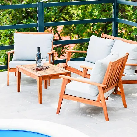 Stone With Open Sea Views And Pool, In The Heart Of Nature Park, The Sound Of Silence - By Traveler Tourist Agency Krk - Id 2681 *