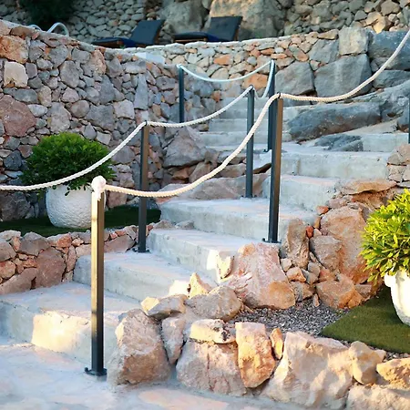 Villa Stone With Open Sea Views And Pool, In The Heart Of Nature Park, The Sound Of Silence - By Traveler Tourist Agency Krk - Id 2681
