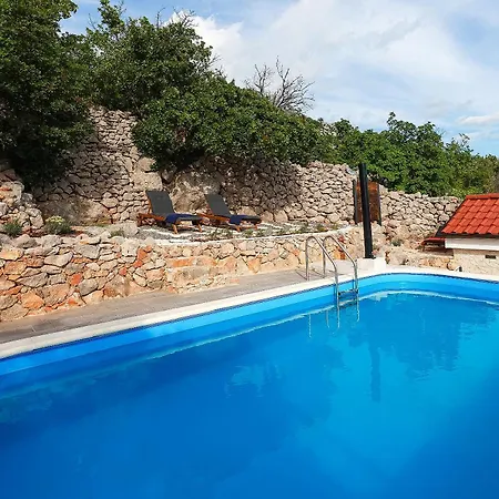 Stone With Open Sea Views And Pool, In The Heart Of Nature Park, The Sound Of Silence - By Traveler Tourist Agency Krk - Id 2681 Villa *