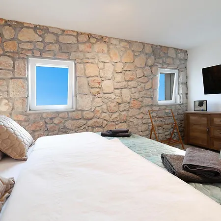 Stone With Open Sea Views And Pool, In The Heart Of Nature Park, The Sound Of Silence - By Traveler Tourist Agency Krk - Id 2681 Villa *