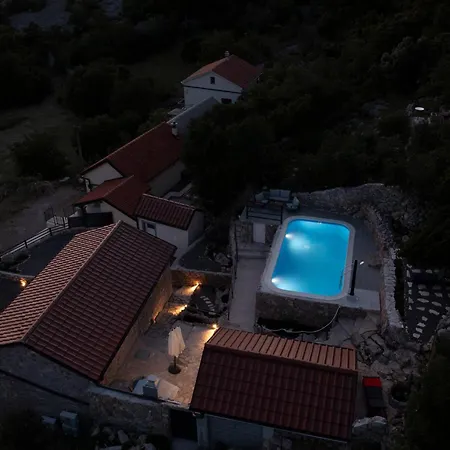 Stone With Open Sea Views And Pool, In The Heart Of Nature Park, The Sound Of Silence - By Traveler Tourist Agency Krk - Id 2681 Kovacic