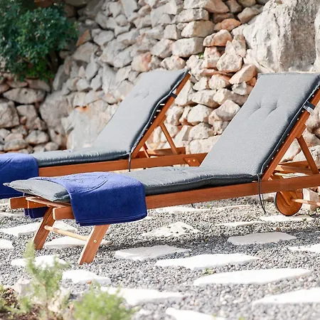 Villa Stone With Open Sea Views And Pool, In The Heart Of Nature Park, The Sound Of Silence - By Traveler Tourist Agency Krk - Id 2681 Kovacic