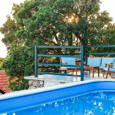 Stone With Open Sea Views And Pool, In The Heart Of Nature Park, The Sound Of Silence - By Traveler Tourist Agency Krk - Id 2681 * Kovacic
