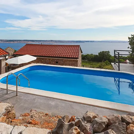 Stone With Open Sea Views And Pool, In The Heart Of Nature Park, The Sound Of Silence - By Traveler Tourist Agency Krk - Id 2681 * Kovacic