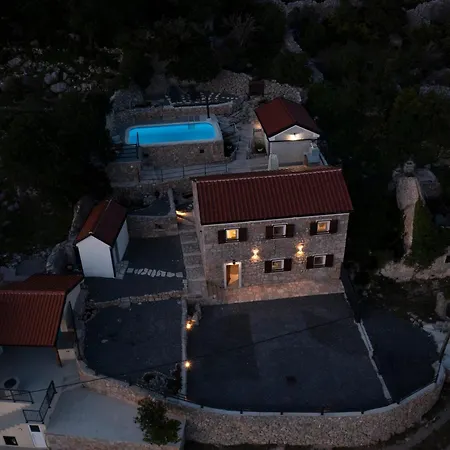 Stone With Open Sea Views And Pool, In The Heart Of Nature Park, The Sound Of Silence - By Traveler Tourist Agency Krk - Id 2681 Villa *