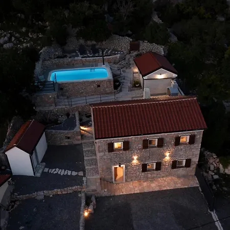Stone With Open Sea Views And Pool, In The Heart Of Nature Park, The Sound Of Silence - By Traveler Tourist Agency Krk - Id 2681